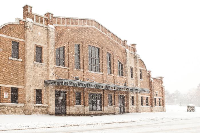 Cambridge, Galt Photographs - Galt Arena Gardens in Winter by Laura Cook 